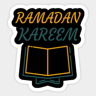 Ramadan Kareem meme Muslims month of fasting font Man's Woman's Sticker